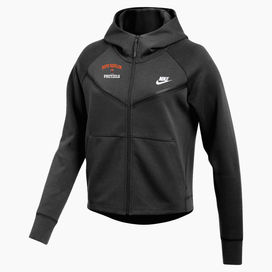 NEW BERLIN HIGH SCHOOL PRETZELS <span class="pdp-name-mascot">NEW BERLIN PRETZELS</span> Nike Women's Tech Fleece Full-Zip Hoodie