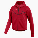 JOHANNESBURG-LEWISTON HIGH SCH CARDINALS <span class="pdp-name-mascot">JOHANNESBURG - LEWISTON CARDINALS</span> Nike Women's Tech Fleece Full-Zip Hoodie Front Thumbnail