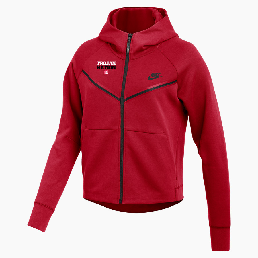 Carrollton Trojans <span class="pdp-name-mascot">Carrollton Trojans</span> Nike Women's Tech Fleece Full-Zip Hoodie