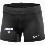 Tufts Jumbos <span class="pdp-name-mascot">Tufts University Jumbos</span> Nike Dri-FIT Women's 5" Volleyball Shorts Front Thumbnail