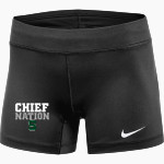 SHIOCTON HIGH SCHOOL CHIEFS <span class="pdp-name-mascot">SHIOCTON CHIEFS</span> Nike Dri-FIT Women's 5" Volleyball Shorts Front Thumbnail