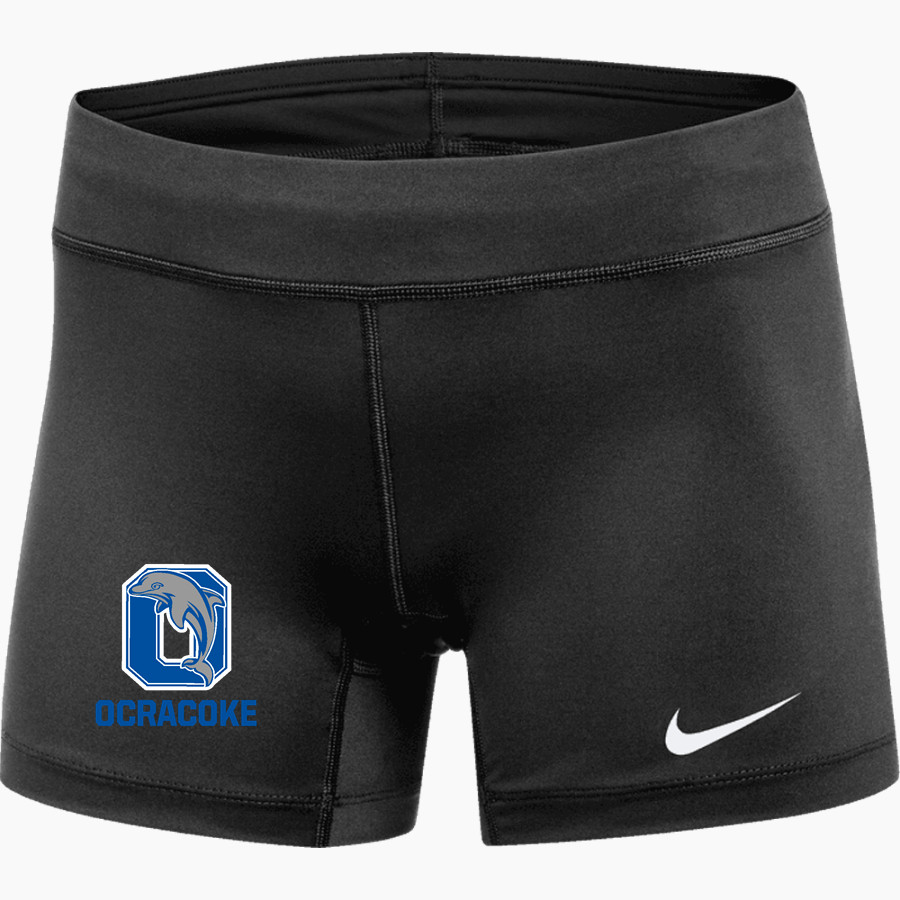 OCRACOKE SCHOOL DOLPHINS <span class="pdp-name-mascot">OCRACOKE DOLPHINS</span> Nike Dri-FIT Women's 5" Volleyball Shorts