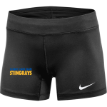 Scobey Swim Team Stingrays <span class="pdp-name-mascot">Scobey Swim Team Stingrays</span> Nike Dri-FIT Women's 5" Volleyball Shorts Front Thumbnail