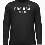 PBS HSA Wolves Nike Men's Team Legend Long Sleeve Tee Front Thumbnail