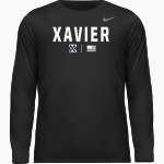 XAVIER HIGH SCHOOL HAWKS Nike Men's Team Legend Long Sleeve Tee Front Thumbnail