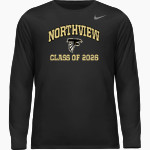 Northview Falcons <span class="pdp-name-mascot">Northview Middle School Falcons</span> Nike Men's Team Legend Long Sleeve Tee Front Thumbnail