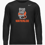 WATERLOO HIGH SCHOOL BULLDOGS <span class="pdp-name-mascot">WATERLOO BULLDOGS</span> Nike Men's Team Legend Long Sleeve Tee Front Thumbnail