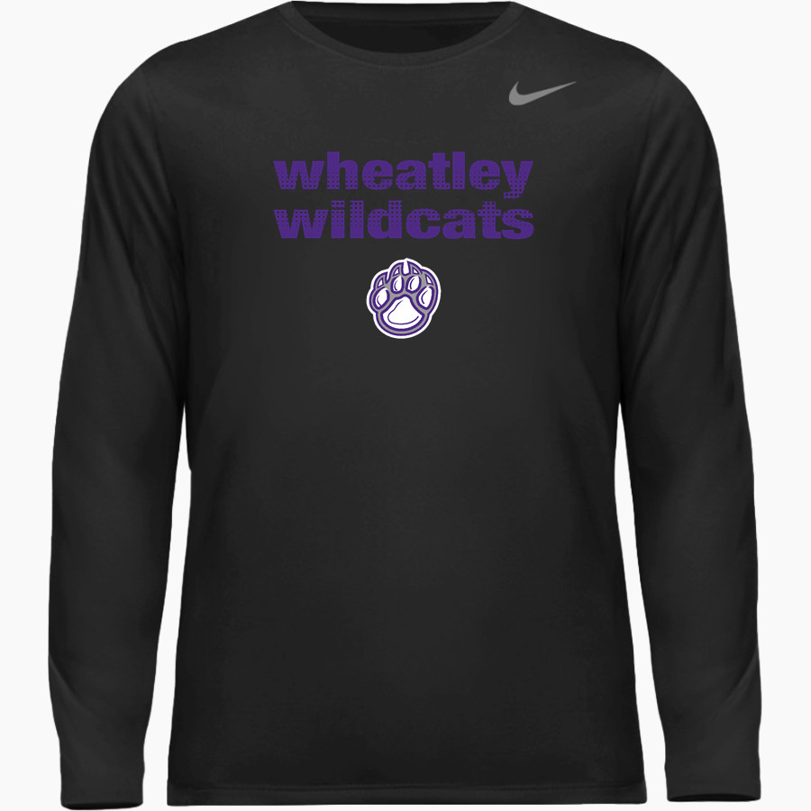 PHILLIS WHEATLEY HIGH SCHOOL WILDCATS <span class="pdp-name-mascot">WHEATLEY WILDCATS</span> Nike Men's Team Legend Long Sleeve Tee