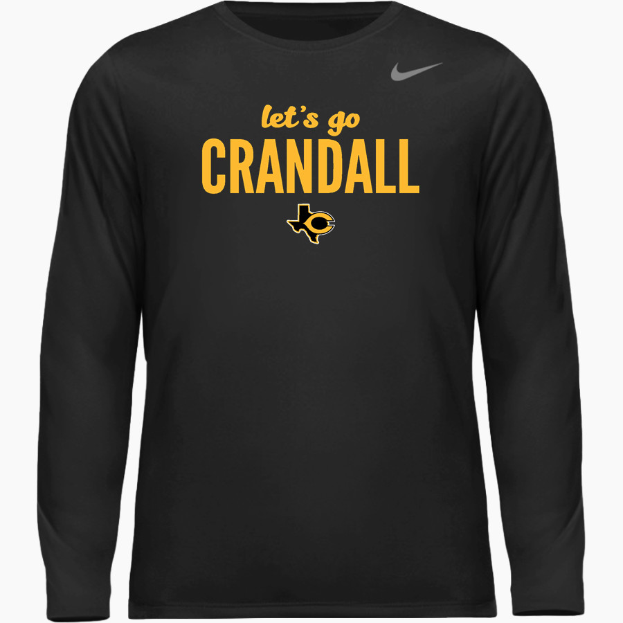 CRANDALL HIGH SCHOOL PIRATES Nike Men's Team Legend Long Sleeve Tee