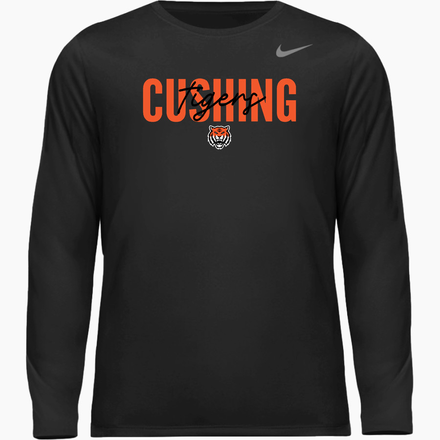 CUSHING HIGH SCHOOL TIGERS Nike Men's Team Legend Long Sleeve Tee
