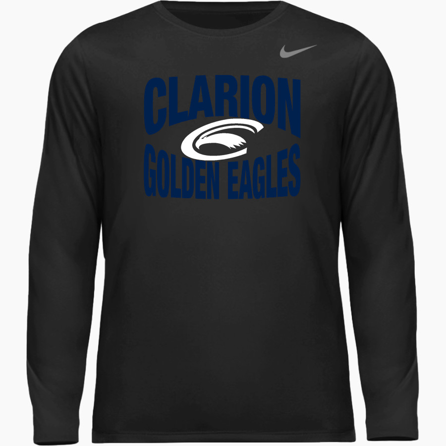 Clarion Golden Eagles <span class="pdp-name-mascot">Clarion - Penn West University Golden Eagles</span> Nike Men's Team Legend Long Sleeve Tee