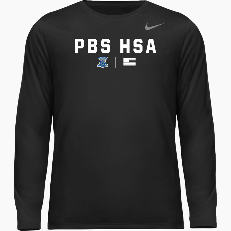 PBS HSA Wolves Nike Men's Team Legend Long Sleeve Tee