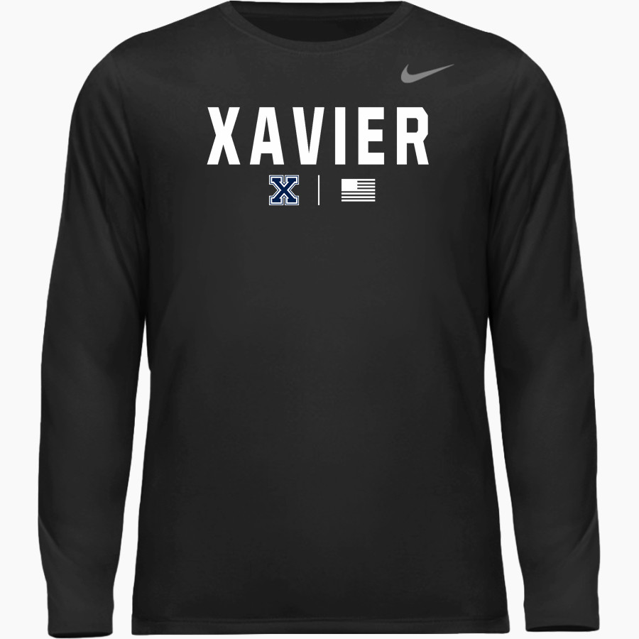 XAVIER HIGH SCHOOL HAWKS Nike Men's Team Legend Long Sleeve Tee