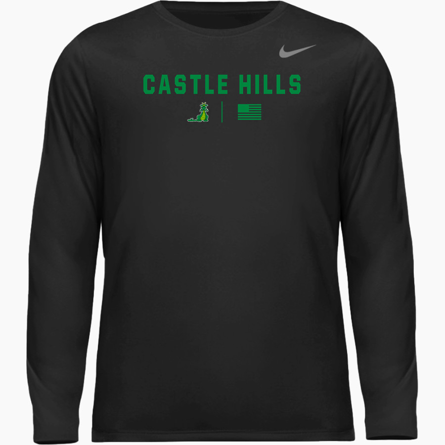 Castle Hills Dragons Nike Men's Team Legend Long Sleeve Tee