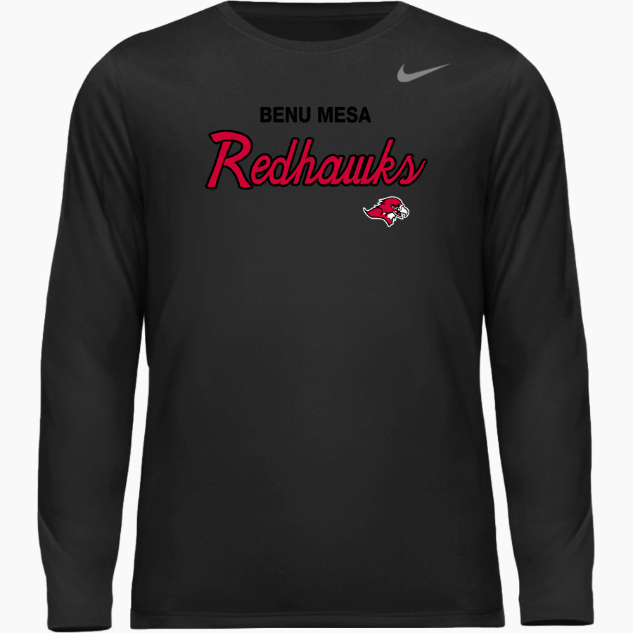 Benedictine University Mesa Redhawks <span class="pdp-name-mascot">Benedictine University Redhawks</span> Nike Men's Team Legend Long Sleeve Tee