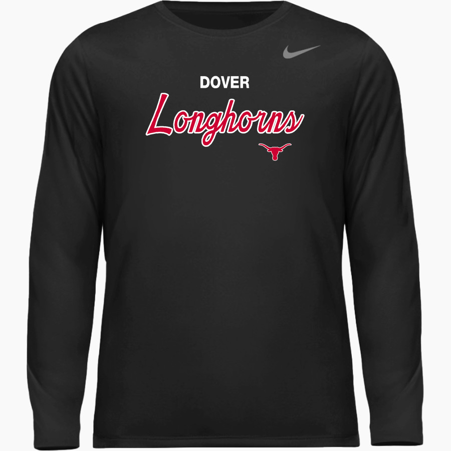 DOVER HIGH SCHOOL LONGHORNS Nike Men's Team Legend Long Sleeve Tee