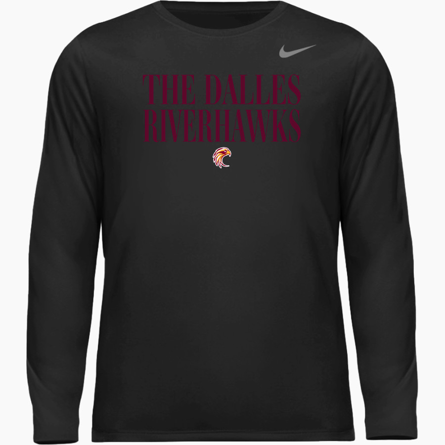 THE DALLES HIGH SCHOOL RIVERHAWKS Nike Men's Team Legend Long Sleeve Tee