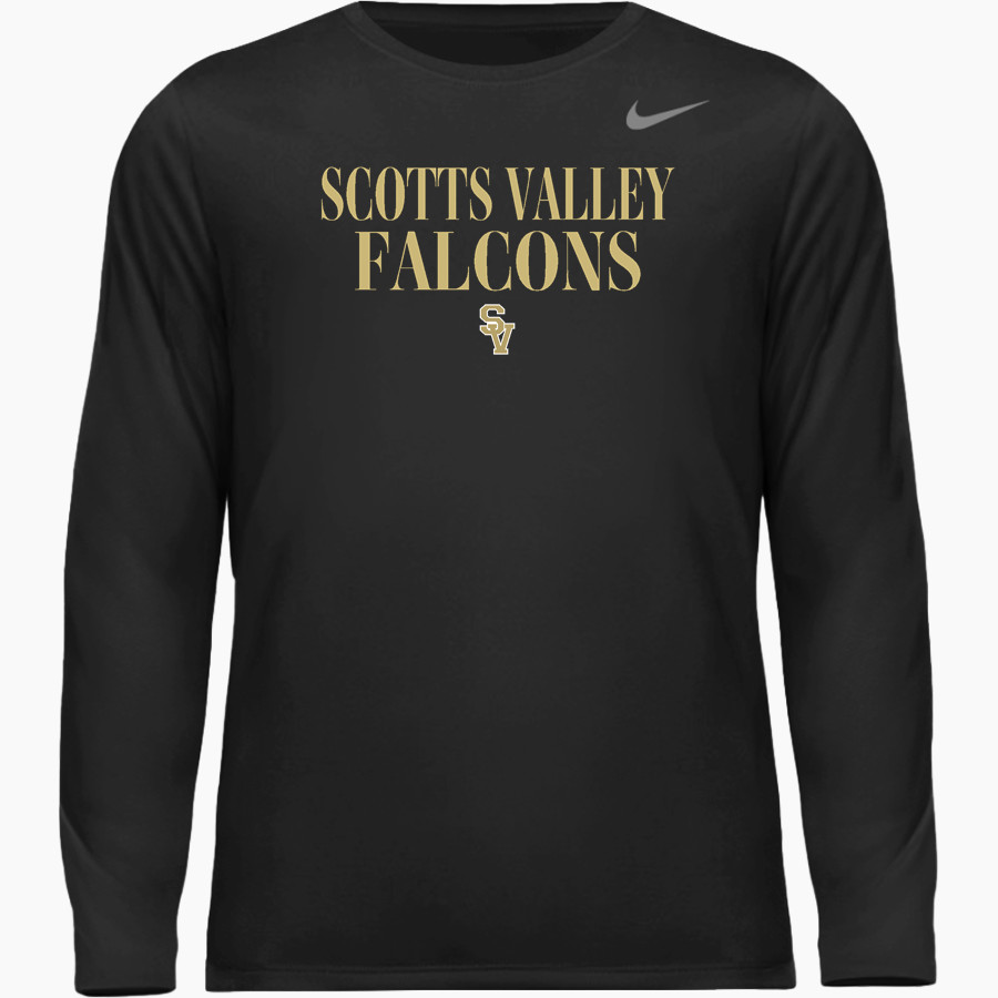 Scotts Valley Falcons Nike Men's Team Legend Long Sleeve Tee