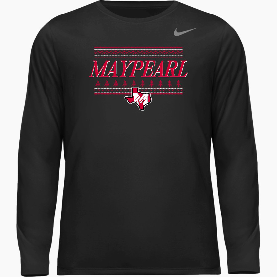 MAYPEARL HIGH SCHOOL PANTHERS Nike Men's Team Legend Long Sleeve Tee