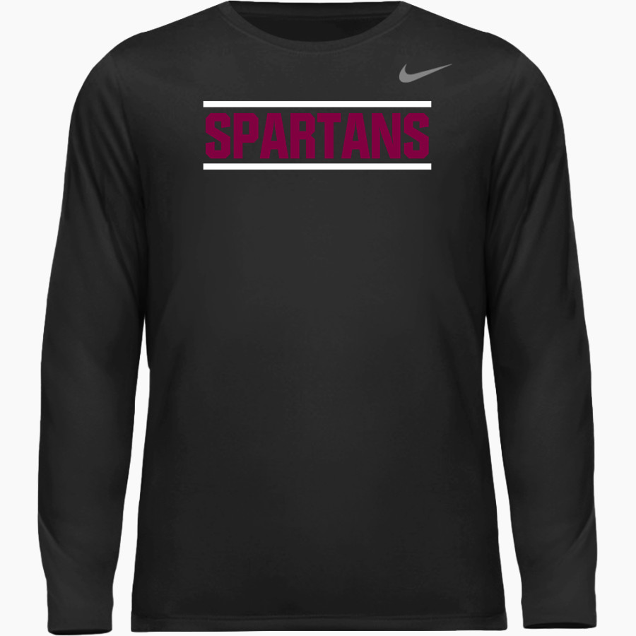 WATERBURY CAREER ACADEMY Spartans <span class="pdp-name-mascot">Waterbury Spartans</span> Nike Men's Team Legend Long Sleeve Tee