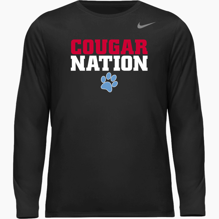 CROW HIGH SCHOOL Cougars Online Store Nike Men's Team Legend Long Sleeve Tee