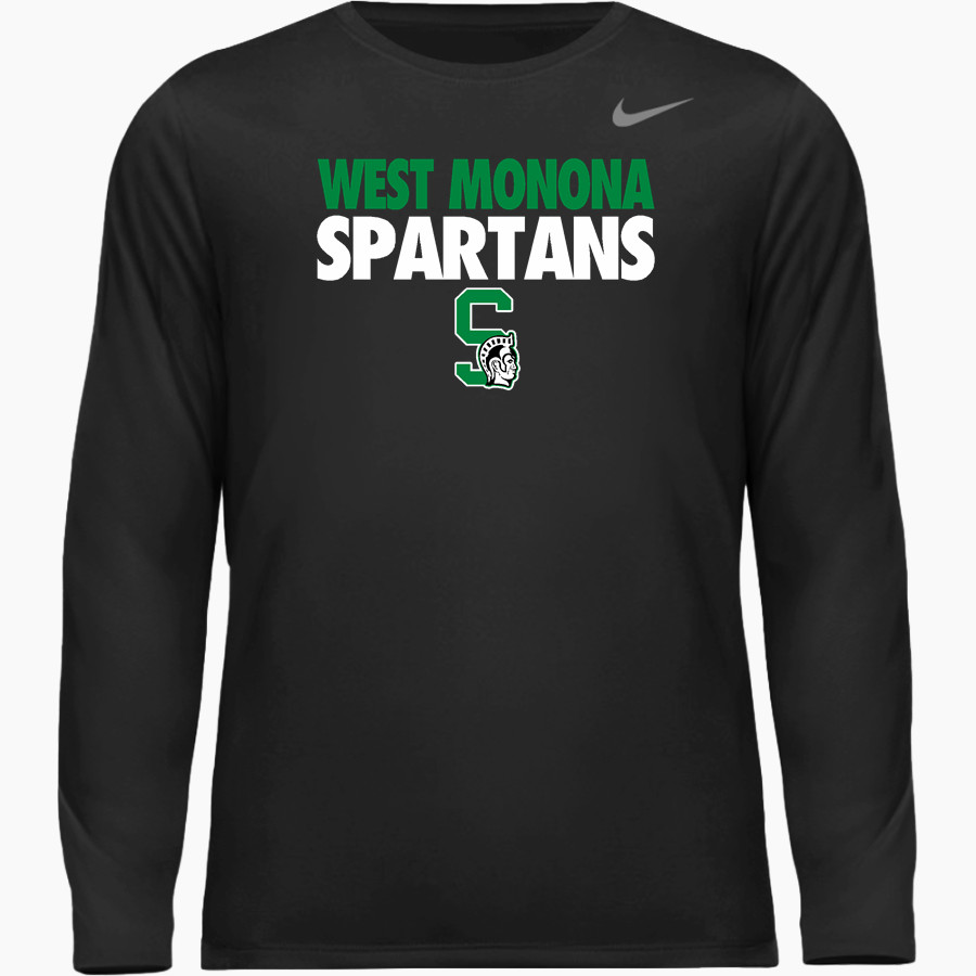 WEST MONONA HIGH SCHOOL SPARTANS <span class="pdp-name-mascot">WEST MONONA SPARTANS</span> Nike Men's Team Legend Long Sleeve Tee