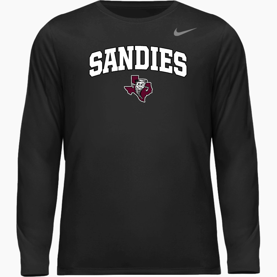 GRAPELAND HIGH SCHOOL SANDIES <span class="pdp-name-mascot">GRAPELAND SANDIES</span> Nike Men's Team Legend Long Sleeve Tee