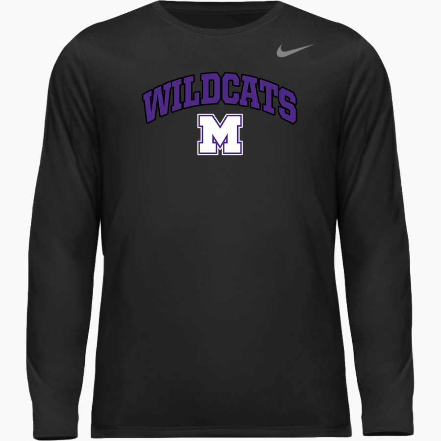 MONTEREY HIGH SCHOOL WILDCATS <span class="pdp-name-mascot">MONTEREY WILDCATS</span> Nike Men's Team Legend Long Sleeve Tee