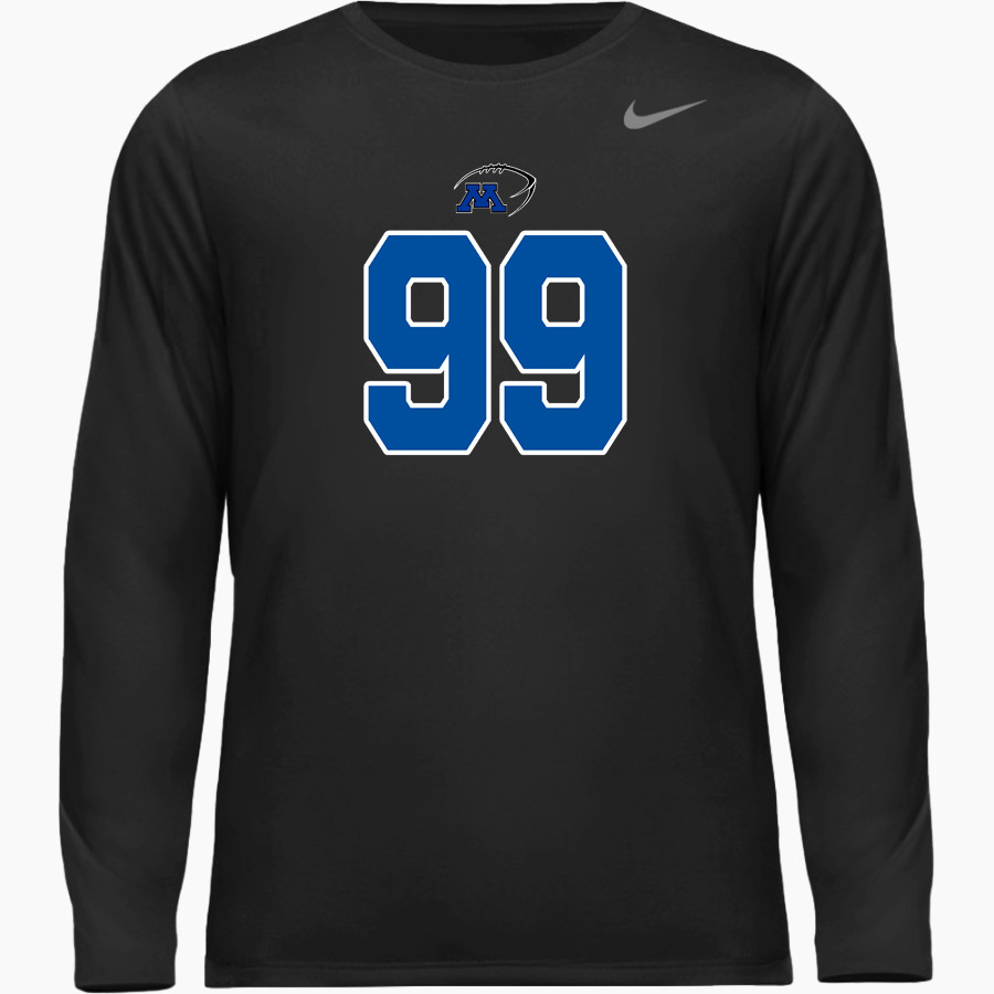 Minnetonka Skippers Nike Men's Team Legend Long Sleeve Tee