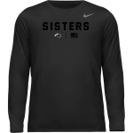 Sisters Outlaws <span class="pdp-name-mascot">Sisters Outlaws</span> Nike Men's Team Legend Long Sleeve Tee Front Thumbnail