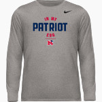 Marion Patriots Nike Men's Team Legend Long Sleeve Tee Front Thumbnail