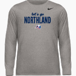 NORTHLAND Pioneers Nike Men's Team Legend Long Sleeve Tee Front Thumbnail