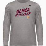 OLMCA Wildcats Nike Men's Team Legend Long Sleeve Tee Front Thumbnail