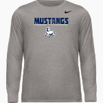 American Martyrs Mustangs <span class="pdp-name-mascot">American Martyrs Mustangs</span> Nike Men's Team Legend Long Sleeve Tee Front Thumbnail