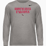 Browns River Falcons Nike Men's Team Legend Long Sleeve Tee Front Thumbnail