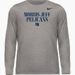 Morris Jeff Pelicans Nike Men's Team Legend Long Sleeve Tee Front Thumbnail