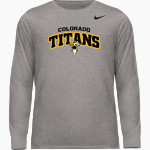 Colorado Titans The Official Online Store Nike Men's Team Legend Long Sleeve Tee Front Thumbnail