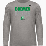 Bremen Athletics Sideline Store <span class="pdp-name-mascot">Bremen Lions</span> Nike Men's Team Legend Long Sleeve Tee Front Thumbnail