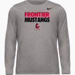 FRONTIER HIGH SCHOOL MUSTANGS <span class="pdp-name-mascot">FRONTIER MUSTANGS</span> Nike Men's Team Legend Long Sleeve Tee Front Thumbnail