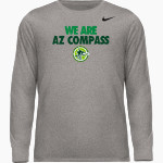 AZ Compass DRAGONS Nike Men's Team Legend Long Sleeve Tee Front Thumbnail