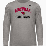 MAYVILLE HIGH SCHOOL CARDINALS Nike Men's Team Legend Long Sleeve Tee Front Thumbnail