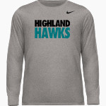 Highland Hawks <span class="pdp-name-mascot">Highland Hawks</span> Nike Men's Team Legend Long Sleeve Tee Front Thumbnail