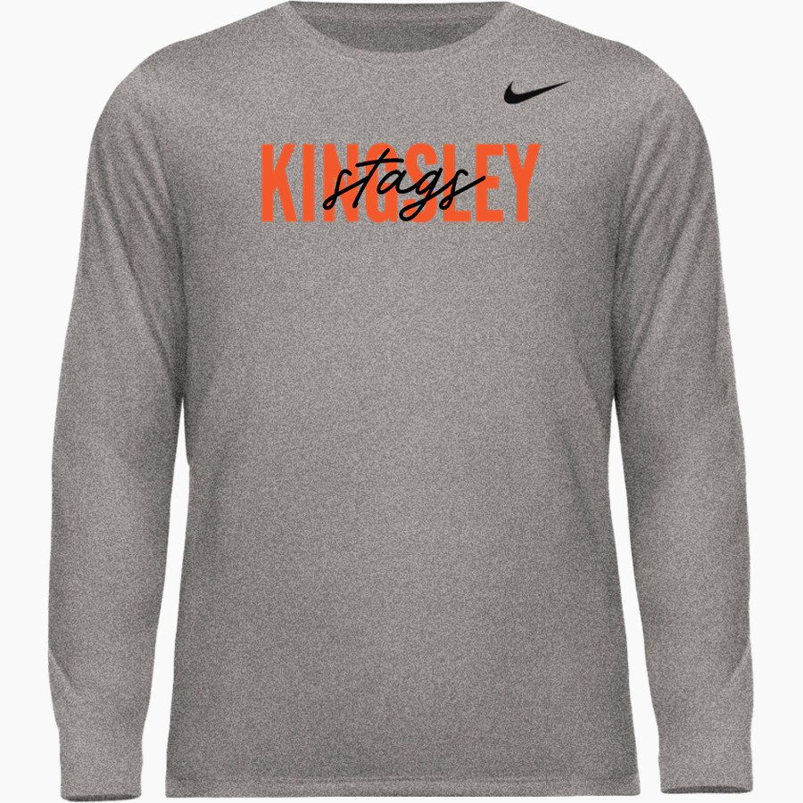 KINGSLEY HIGH SCHOOL STAGS Nike Men's Team Legend Long Sleeve Tee