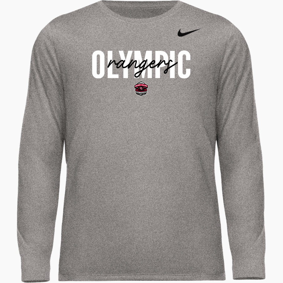 Olympic College Official Store of the Rangers <span class="pdp-name-mascot">Olympic College Rangers</span> Nike Men's Team Legend Long Sleeve Tee
