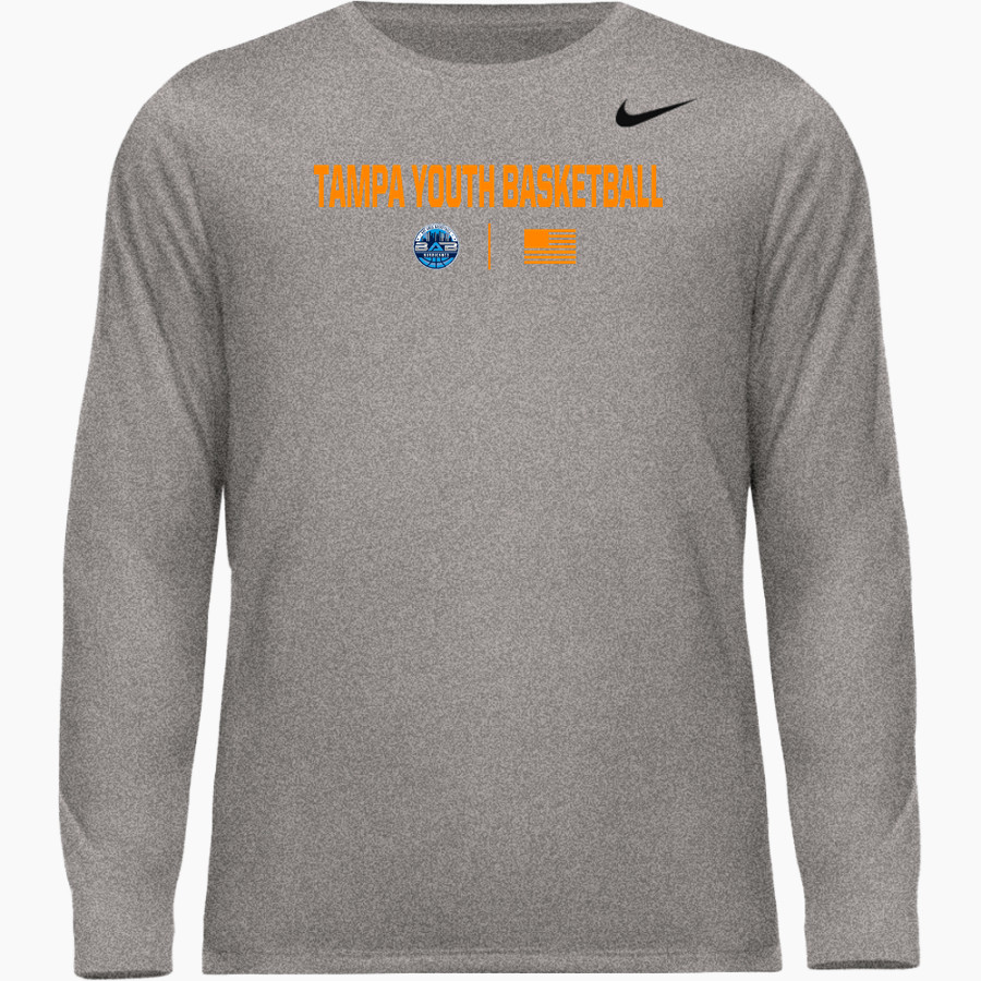 Tampa Youth Basketball Association Nike Men's Team Legend Long Sleeve Tee