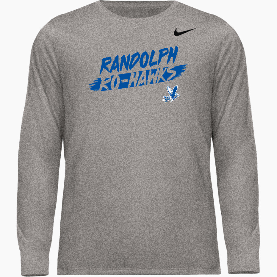 RANDOLPH HIGH SCHOOL RO-HAWKS <span class="pdp-name-mascot">RANDOLPH RO-HAWKS</span> Nike Men's Team Legend Long Sleeve Tee