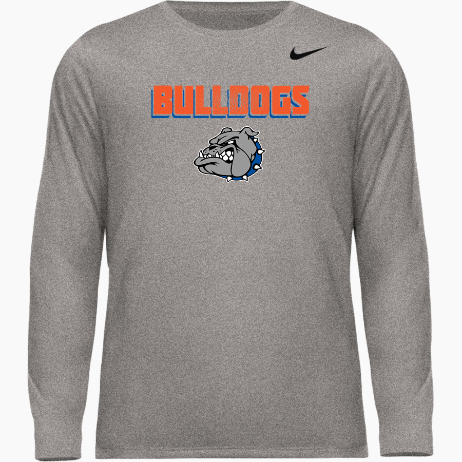 NOTTINGHAM HIGH SCHOOL BULLDOGS Nike Men's Team Legend Long Sleeve Tee