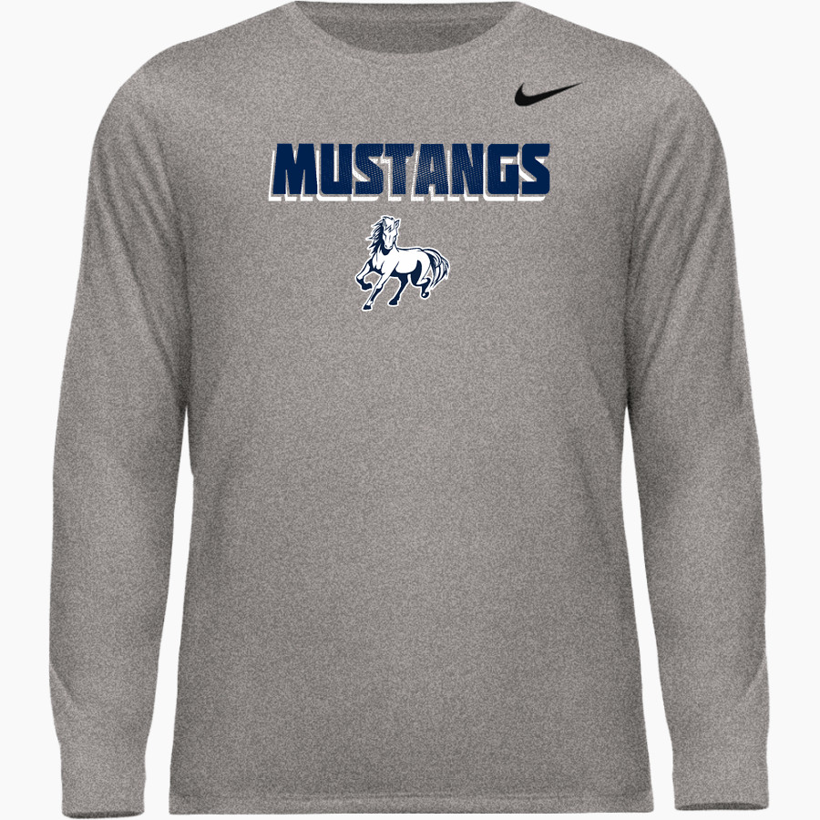 American Martyrs Mustangs <span class="pdp-name-mascot">American Martyrs Mustangs</span> Nike Men's Team Legend Long Sleeve Tee