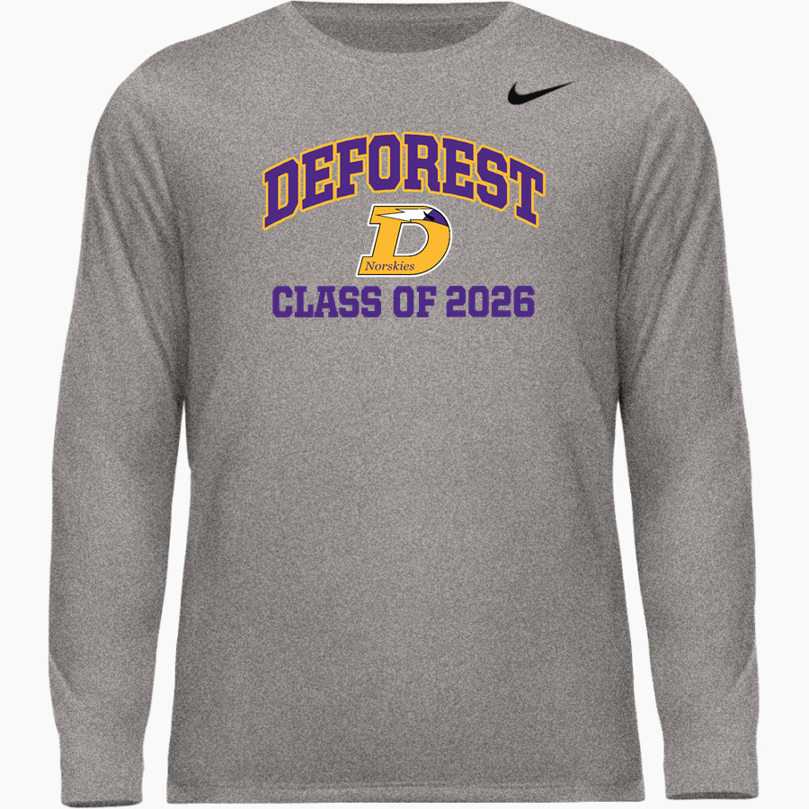 DEFOREST HIGH SCHOOL NORSKIES Nike Men's Team Legend Long Sleeve Tee