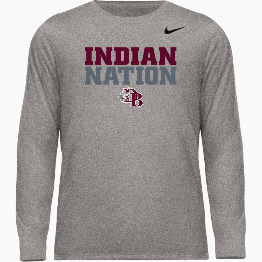 DOBYNS-BENNETT HIGH SCHOOL INDIANS <span class="pdp-name-mascot">DOBYNS - BENNETT INDIANS</span> Nike Men's Team Legend Long Sleeve Tee